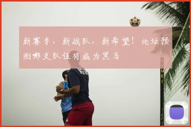 新赛季，新战队，新希望！论坛预测哪支队伍将成为黑马