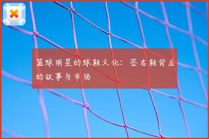篮球明星的球鞋文化：签名鞋背后的故事与市场